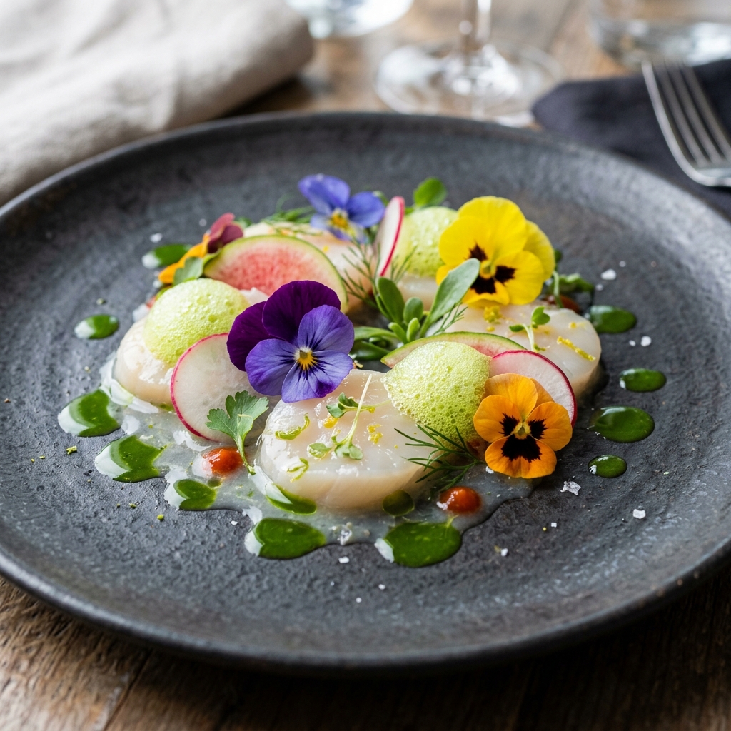 Scallop Ceviche Appetizer