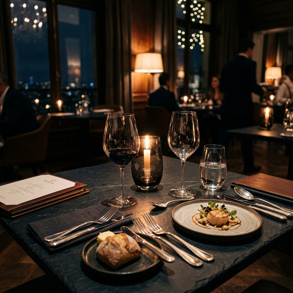 cloud 레스토랑 Fine Dining Setting